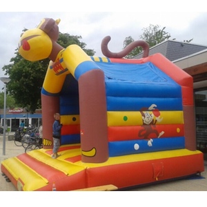 Springkussen huren in Maastricht: Onbeperkt plezier voor jong en oud Afbeelding van een springkussen: Huur het leukste springkussen in Maastricht